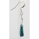 Drop Certified Authentic Navajo .925 Sterling Silver Hooks Natural Turquoise Native American Earrings 18075