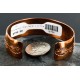 Handmade Certified Authentic Navajo Copper Native American Bracelet 12752