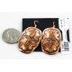 Handmade Certified Authentic Navajo Handstamped Real Handmade Copper Native American Earrings 16976-1 Handmade Certified Authentic Navajo Handstamped Real Handmade Copper Native American Earrings 16976-1