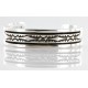 Certified Authentic Navajo .925 Sterling Silver Darin Bill Native American Bracelet 12448