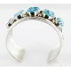 Collectable Handmade Certified Authentic Navajo .925 Sterling Silver Turquoise Native American Cuff Bracelet 12502 Collectable Handmade Certified Authentic Navajo .925 Sterling Silver Turquoise Native American Cuff Bracelet 12502
