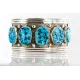 Collectable Handmade Certified Authentic Navajo .925 Sterling Silver Turquoise Native American Cuff Bracelet 12502 Collectable Handmade Certified Authentic Navajo .925 Sterling Silver Turquoise Native American Cuff Bracelet 12502