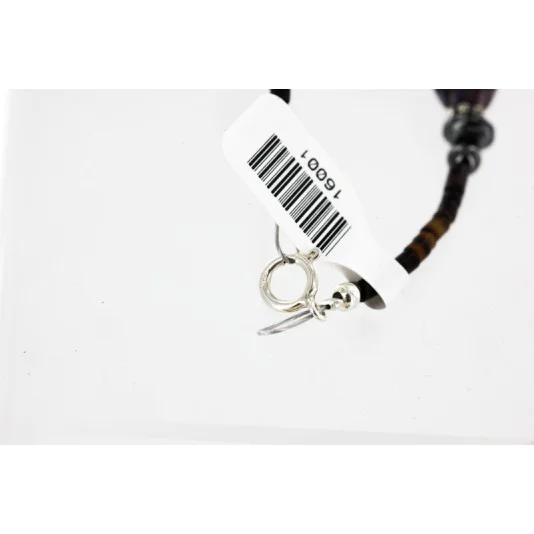 Certified Authentic Navajo .925 Sterling Silver Natural PURPLE AGATE AMETHYST TURQUOISE AND HEMATITE Native American Necklace 16001 Certified Authentic Navajo .925 Sterling Silver Natural PURPLE AGATE AMETHYST TURQUOISE AND HEMATITE Native American Necklace 16001