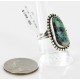 Handmade Certified Authentic Navajo .925 Sterling Silver NATURAL Turquoise Native American Ring  16959-2