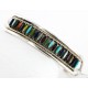 Handmade Certified Authentic Zuni .925 Sterling Silver Multicolor Turquoise Native American Bracelet 12665