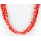 Certified Authentic 3 Strand Navajo .925 Sterling Silver Coral Native American Necklace 15942