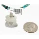 Handmade Certified Authentic Navajo .925 Sterling Silver and Turquoise Coral Native American Necklace 16023-3