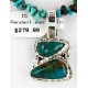 Handmade Certified Authentic Navajo .925 Sterling Silver and Turquoise Coral Native American Necklace 16023-3