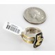 .925 Sterling Silver and 12kt Gold Filled Handmade Certified Authentic Navajo Horse Native American Ring  12660-2