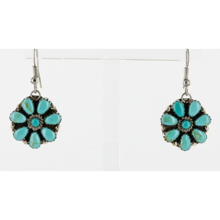 Handmade Certified Authentic Navajo .925 Sterling Silver Natural Turquoise Set Native American Necklace Earrings 15749-17945 Handmade Certified Authentic Navajo .925 Sterling Silver Natural Turquoise Set Native American Necklace Earrings 15749-17945