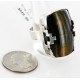 .925 Sterling Silver Handmade Certified Authentic Navajo TIGERS EYE Native American Ring  12579