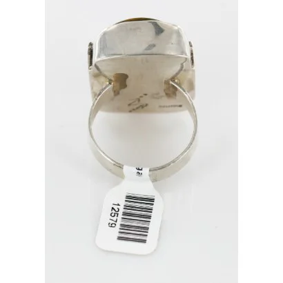 .925 Sterling Silver Handmade Certified Authentic Navajo TIGERS EYE Native American Ring 12579 .925 Sterling Silver Handmade Certified Authentic Navajo TIGERS EYE Native American Ring 12579