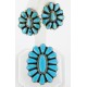 Certified Authentic Navajo .925 Sterling Silver Turquoise Set Native American Earrings 16582-17663 All Products 390959543947 16582-17663 (by LomaSiiva)