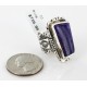 Handmade Certified Authentic Navajo .925 Sterling Silver Signed SHAKEY Purple Spiny Oyster Native American Ring  17916