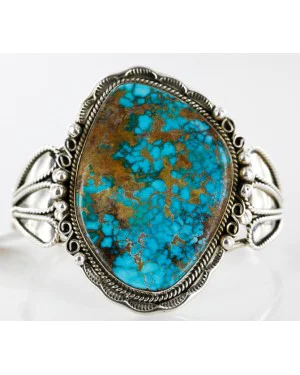 Handmade Certified Authentic Navajo .925 Sterling Silver Turquoise Native American Cuff Bracelet 12674 Handmade Certified Authentic Navajo .925 Sterling Silver Turquoise Native American Cuff Bracelet 12674
