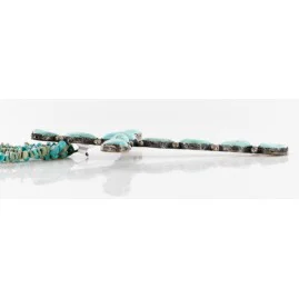 Handmade Certified Authentic Cross Navajo .925 Sterling Silver Turquoise Native American Necklace 24111 Handmade Certified Authentic Cross Navajo .925 Sterling Silver Turquoise Native American Necklace 24111