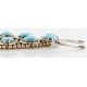 Handmade Certified Authentic Navajo .925 Sterling Silver Turquoise Squash Blossom Native American Necklace and Earrings Set Ray Begay 15740-17659 Handmade Certified Authentic Navajo .925 Sterling Silver Turquoise Squash Blossom Native American Necklace and Earrings Set Ray Begay 15740-17659