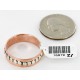 Handmade Certified Authentic by Navajo .925 Sterling Silver and Copper Native American Ring  16979-21
