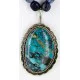 Handmade Certified Authentic Navajo 12kt Gold Filled .925 Sterling Silver Natural LAPIS and Turquoise Native American Necklace 14980