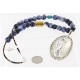 Handmade Certified Authentic Navajo 12kt Gold Filled .925 Sterling Silver Natural LAPIS and Turquoise Native American Necklace 14980 Handmade Certified Authentic Navajo 12kt Gold Filled .925 Sterling Silver Natural LAPIS and Turquoise Native American Necklace 14980