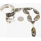Handmade Certified Authentic Kokopelli Navajo .925 Sterling Silver and 12kt Gold Filled Set Native American Necklace and Bracelet 15870-12591 Handmade Certified Authentic Kokopelli Navajo .925 Sterling Silver and 12kt Gold Filled Set Native American Necklace and Bracelet 15870-12591