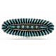 Handmade Certified Authentic Petit Point Zuni Signed by AVN .925 Sterling Silver Natural Turquoise Native American Ring 17904 Handmade Certified Authentic Petit Point Zuni Signed by AVN .925 Sterling Silver Natural Turquoise Native American Ring 17904