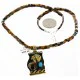 12kt Gold Filled And .925 Sterling Silver Handmade Bear Wave Certified Authentic Navajo Natural Turquoise and Tigers Eye Native American Necklace 24146 12kt Gold Filled And .925 Sterling Silver Handmade Bear Wave Certified Authentic Navajo Natural Turquoise and Tigers Eye Native American Necklace 24146