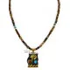 12kt Gold Filled And .925 Sterling Silver Handmade Bear Wave Certified Authentic Navajo Natural Turquoise and Tigers Eye Native American Necklace 24146 12kt Gold Filled And .925 Sterling Silver Handmade Bear Wave Certified Authentic Navajo Natural Turquoise and Tigers Eye Native American Necklace 24146