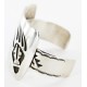 Bear Paw Certified Authentic Navajo .925 Sterling Silver Signed Native American Bracelet 12476