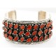 Certified Authentic Navajo .925 Sterling Silver Natural Coral Native American Bracelet 12295 Certified Authentic Navajo .925 Sterling Silver Natural Coral Native American Bracelet 12295