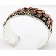 Certified Authentic Navajo .925 Sterling Silver Natural Coral Native American Bracelet 12295 Certified Authentic Navajo .925 Sterling Silver Natural Coral Native American Bracelet 12295