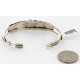 Handmade Certified Authentic Navajo .925 Sterling Silver Natural Turquoise Native American Bracelet 12755-4 Handmade Certified Authentic Navajo .925 Sterling Silver Natural Turquoise Native American Bracelet 12755-4