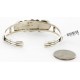 Handmade Certified Authentic Navajo .925 Sterling Silver Natural Turquoise Native American Bracelet 12754-4 Handmade Certified Authentic Navajo .925 Sterling Silver Natural Turquoise Native American Bracelet 12754-4