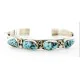 Handmade Certified Authentic Navajo .925 Sterling Silver Natural Turquoise Native American Bracelet 12755-1 Handmade Certified Authentic Navajo .925 Sterling Silver Natural Turquoise Native American Bracelet 12755-1