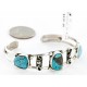 Handmade Certified Authentic Navajo .925 Sterling Silver Natural Turquoise Native American Bracelet 12765
