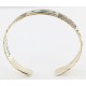Handmade Certified Authentic Navajo Pure .925 Sterling Silver and Brass Native American Bracelet 12760-1