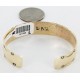 Handmade Certified Authentic Navajo Pure .925 Sterling Silver and Brass Native American Bracelet 12760-2