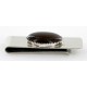Handmade Certified Authentic Navajo .925 Sterling Silver Natural Tigers Eye Native American Money Clip 1227
