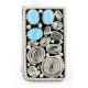 Handmade Certified Authentic Nickel Natural Turquoise Native American Money Clip 11237
