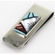 Handmade Certified Authentic Signed Navajo Nickel Inlaid Natural Turquoise Coral Mother of Pearl and Black Onyx Native American Money Clip 11245 Handmade Certified Authentic Signed Navajo Nickel Inlaid Natural Turquoise Coral Mother of Pearl and Black Onyx Native American Money Clip 11245