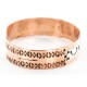 Handmade Rain Certified Authentic Navajo Pure .925 Sterling Silver and Copper Native American Bracelet 12762-99
