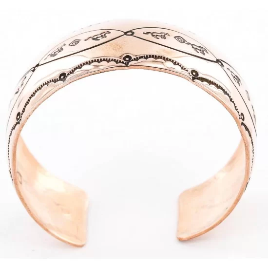 Handmade Horse Certified Authentic Navajo Pure Copper Native American Bracelet 12771 Handmade Horse Certified Authentic Navajo Pure Copper Native American Bracelet 12771
