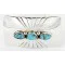 Certified Authentic Navajo .925 Sterling Silver Natural Turquoise Native American Buckle 1194-2 Certified Authentic Navajo .925 Sterling Silver Natural Turquoise Native American Buckle 1194-2