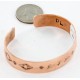 Handmade Horse Certified Authentic Navajo Pure Copper Native American Bracelet 12773-1