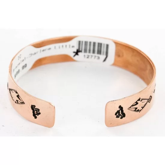 Handmade Horse Certified Authentic Navajo Pure Copper Native American Bracelet 12773-1 Handmade Horse Certified Authentic Navajo Pure Copper Native American Bracelet 12773-1