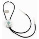 Handmade Certified Authentic Navajo .925 Sterling Silver Natural Turquoise Native American Bolo Tie  1190-2