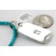 Handmade Certified Authentic Navajo .925 Sterling Silver Natural Turquoise Native American Necklace 15082