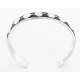 .925 Sterling Silver Handmade Certified Authentic Navajo Native American Bracelet 12536