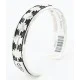 .925 Sterling Silver Handmade Certified Authentic Navajo Native American Bracelet 12536