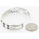 .925 Sterling Silver Handmade Certified Authentic Navajo Native American Bracelet 12536